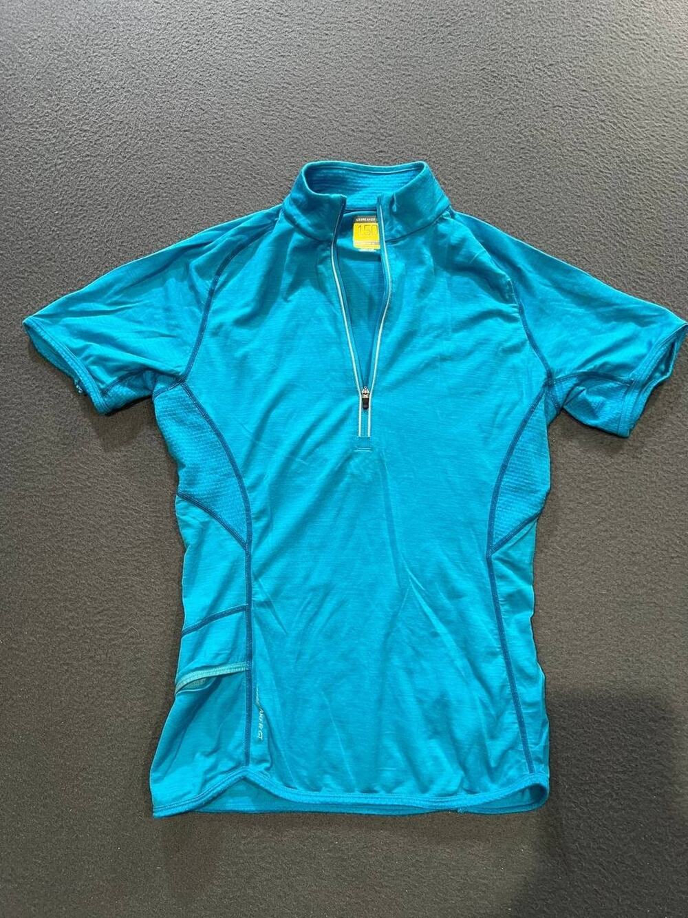 Icebreaker GT 150 Merino Wool Ultralite Women's 1/4 Zip Shirt Blue M A011168